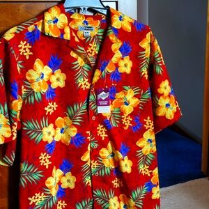 Edwards Hawaiian Shirt. M.  Short Sleeve. Sale